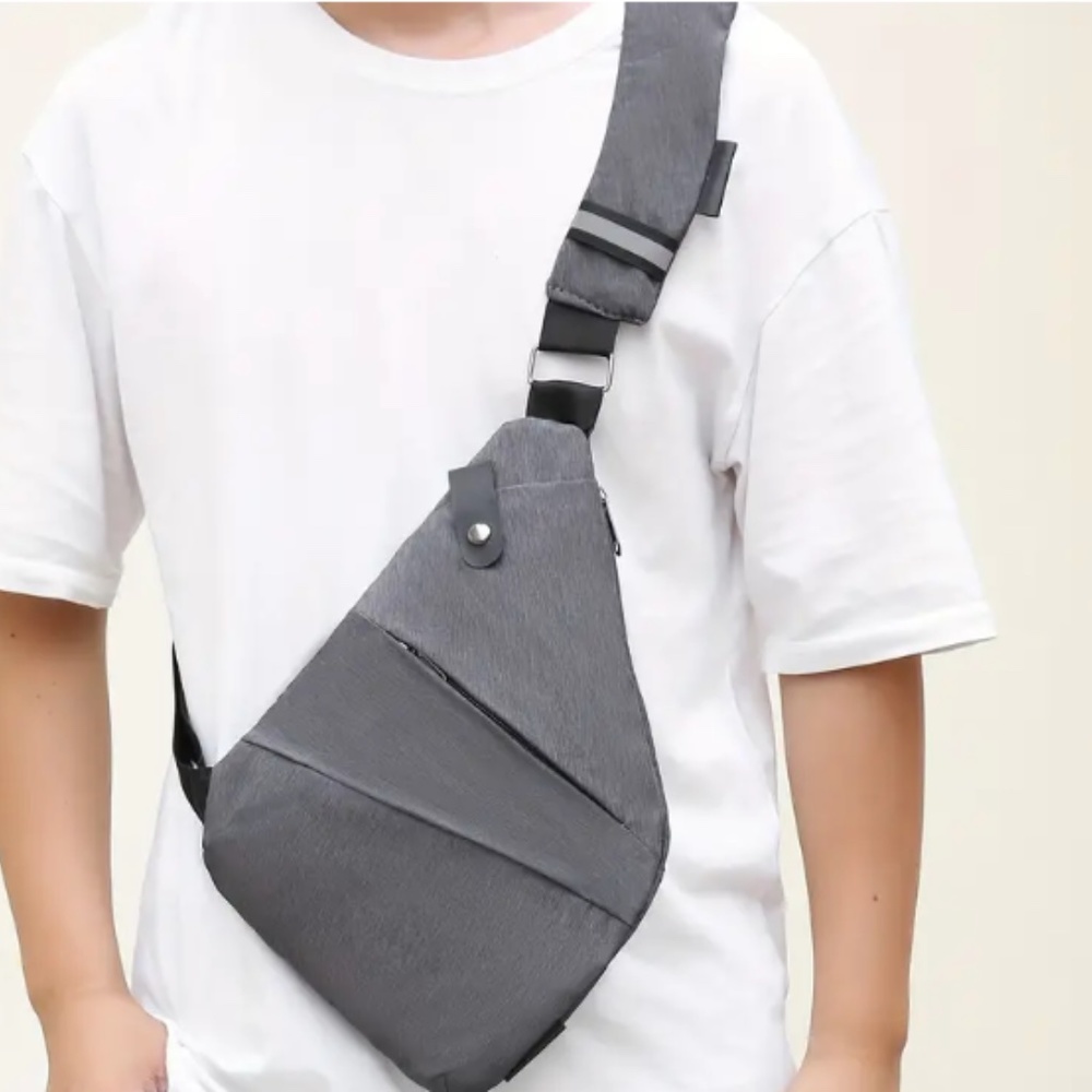 Unisex Left Chest Shoulder Sling Bag NWT